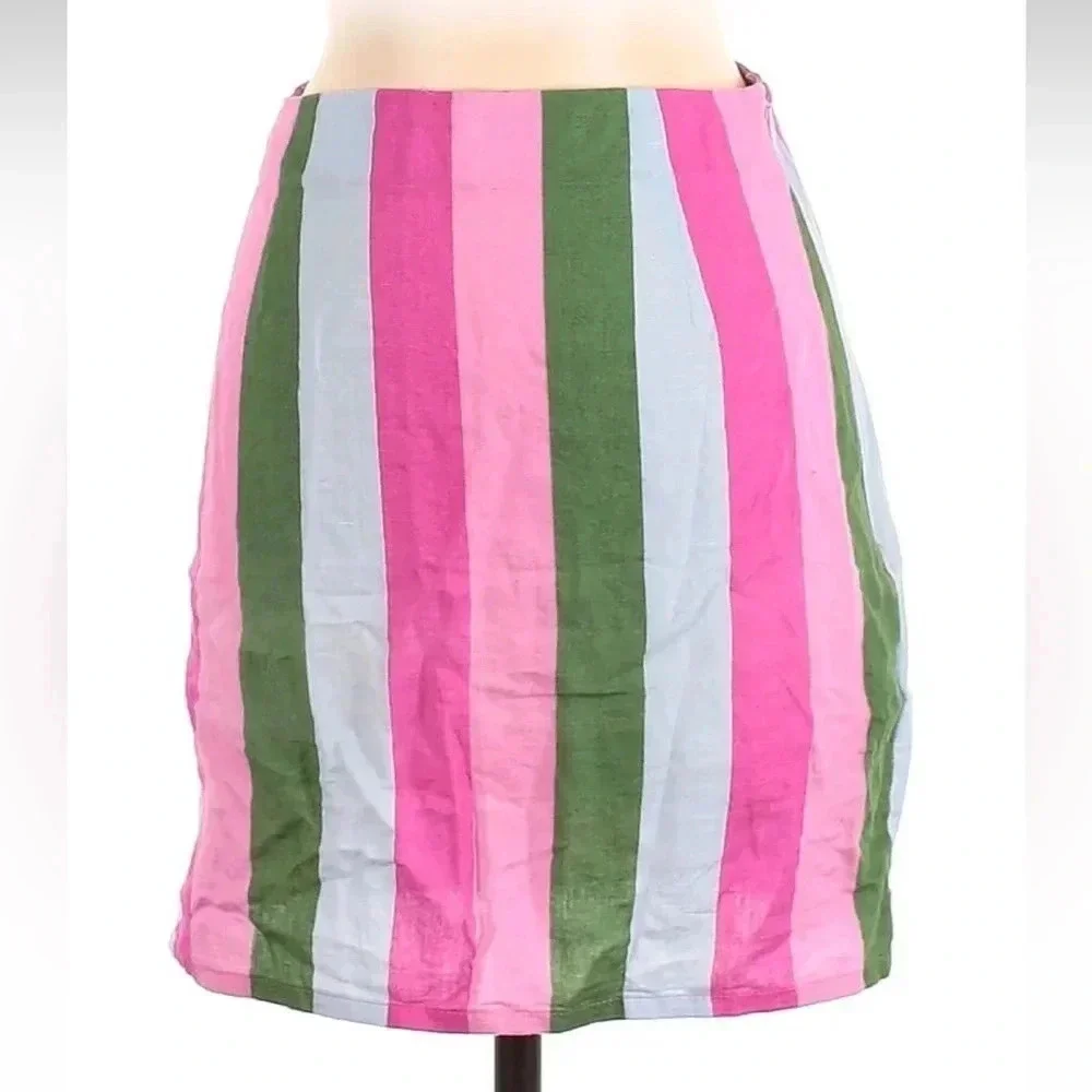 Zara pink green